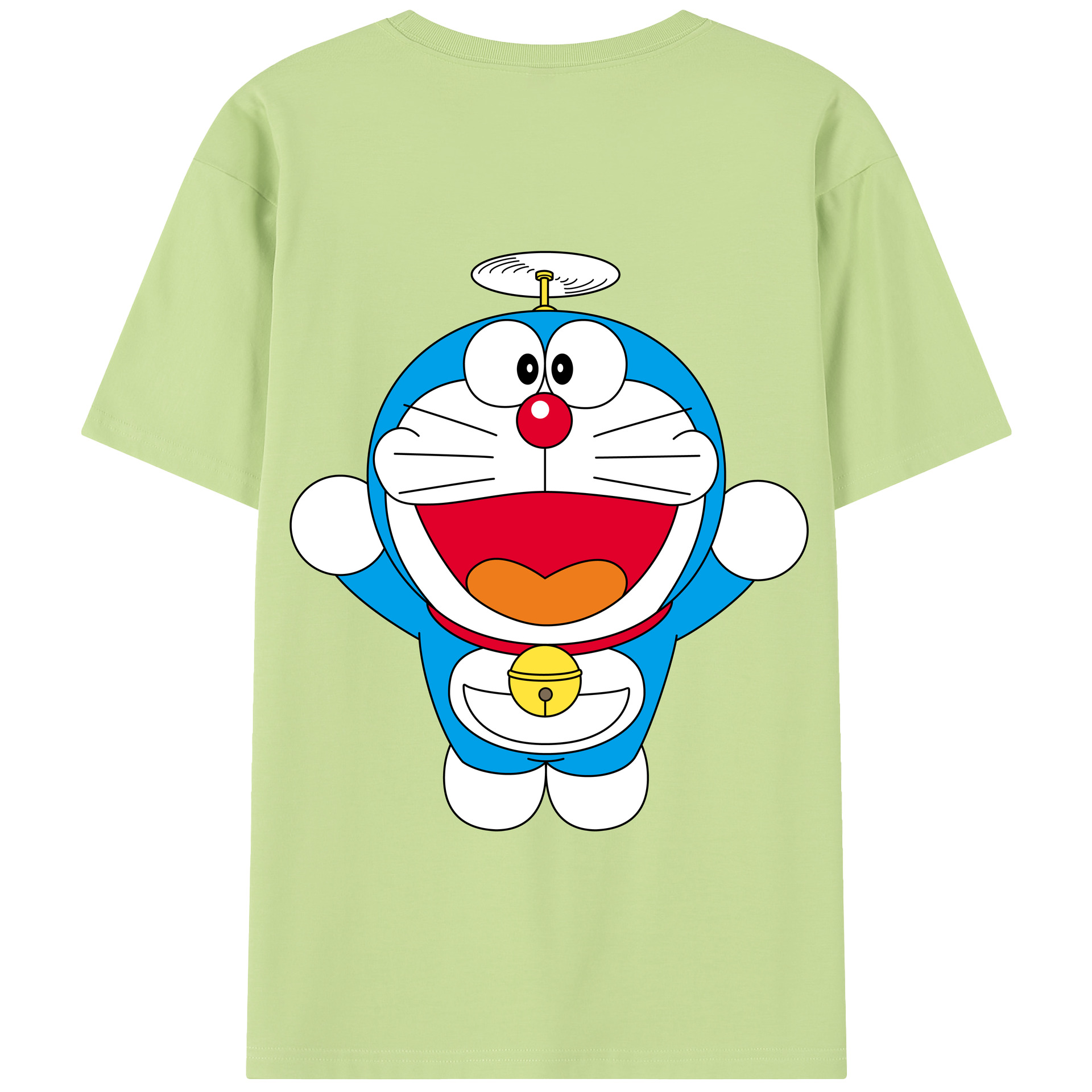 （画像用） ドラえもん Doraemon 綿100％半袖Tシャツ（背面プリント）